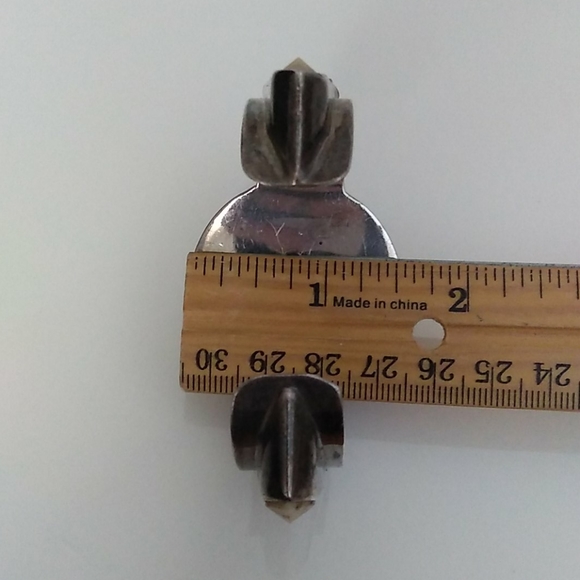 Unique Modernist Darla Nordstrom Sterling Silver Cuff VINTAGE - Picture 12 of 16